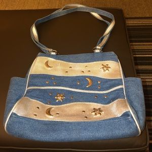 Vintage Celestial Tango Bag Denim